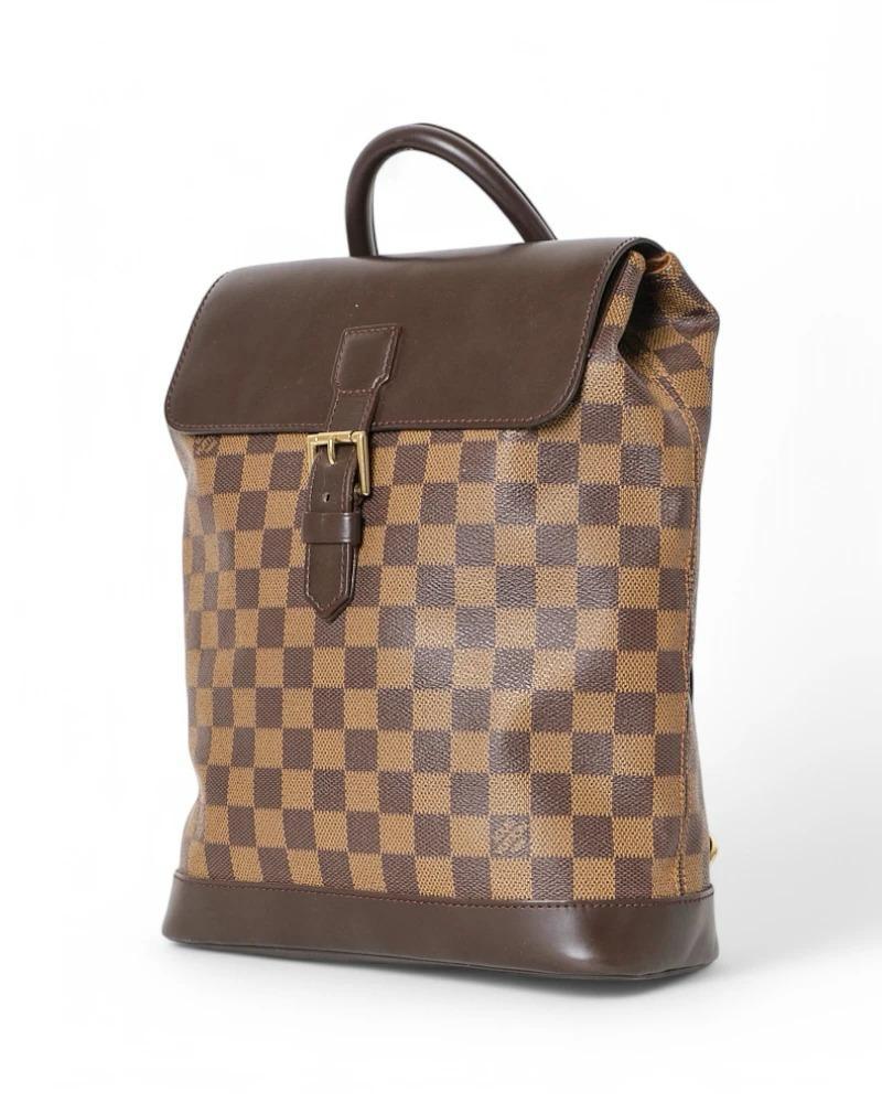 Women's Louis Vuitton Backpack Soho MM Damier Ebene For Sale