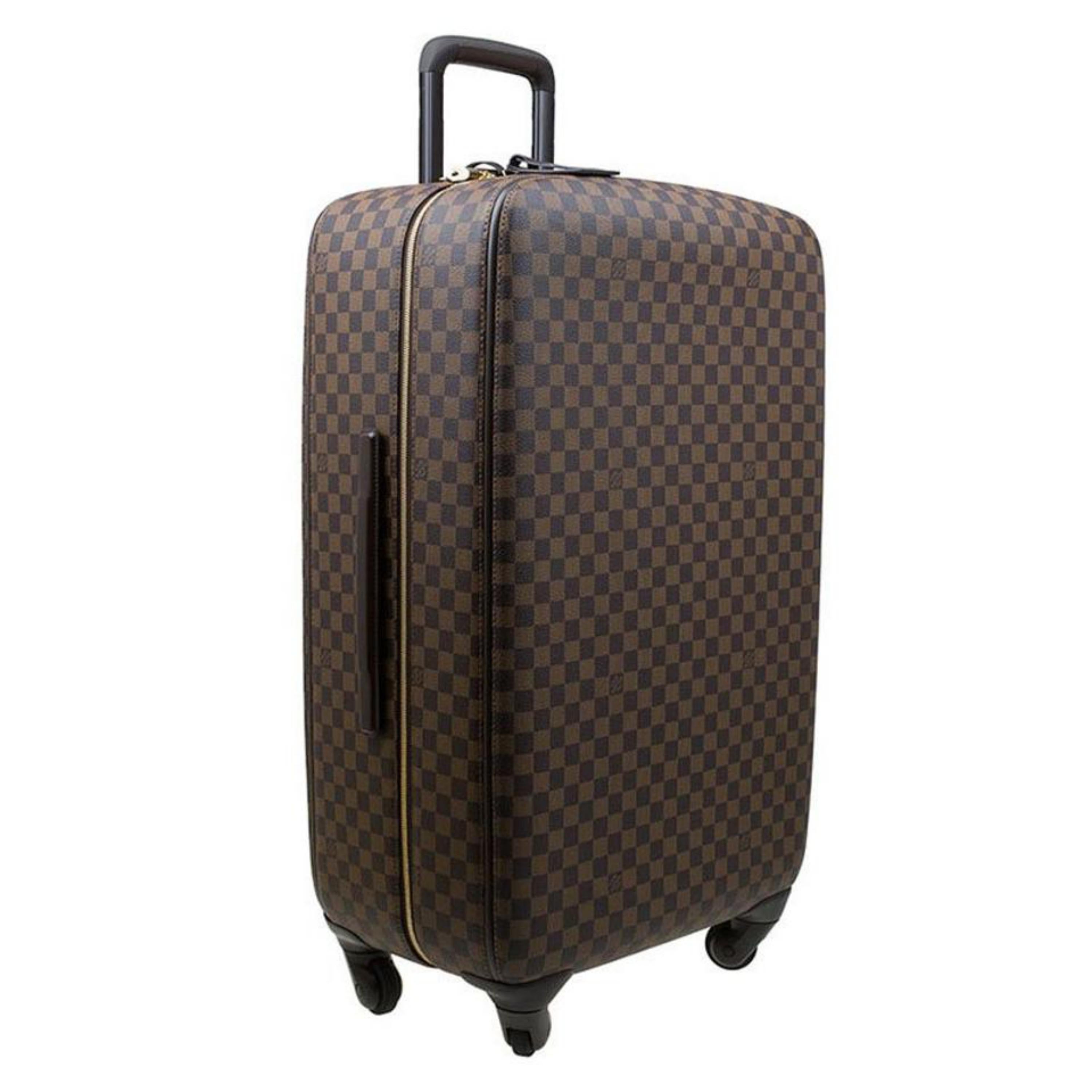 Louis Vuitton Zephyr Rolling Luggage 219367 Damier Ebene Weekend/Travel Bag For Sale 3