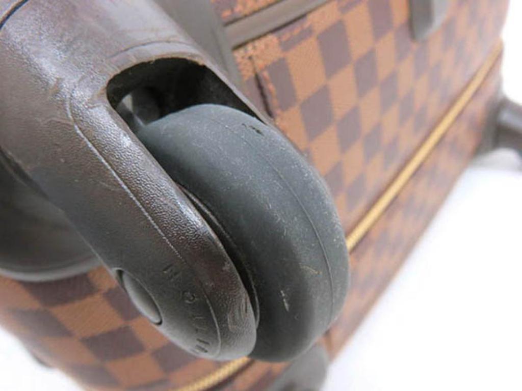 Louis Vuitton Zephyr Rolling Luggage 219367 Damier Ebene Weekend/Travel Bag For Sale 2