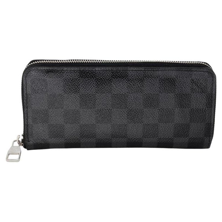 Louis Vuitton Zip Around Damier GM Graphite Coated Canvas Wallet  LV-0729N-0002 For Sale at 1stDibs