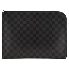 Louis Vuitton Zip Around Pochette Jour Damier Graphite GM