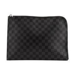 Louis Vuitton Zip Around Pochette Jour Damier Graphite GM