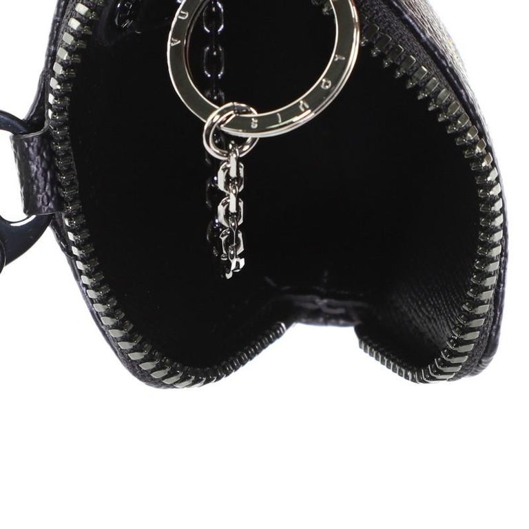Louis Vuitton Zip Key Ring Monogram Vivienne Eclipse Black in