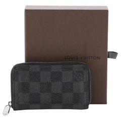 Louis Vuitton Zippy Coin Purse Damier Graphite Vertical