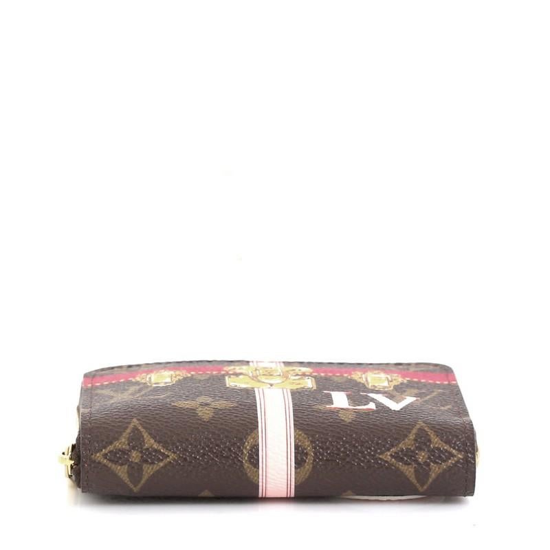 Louis Vuitton Zippy Coin Purse Limited Edition Summer Trunks Monogram Canvas In Good Condition In NY, NY