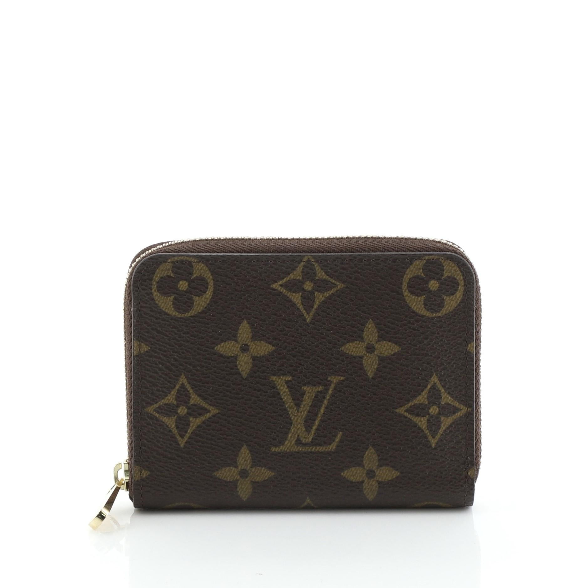 zippy coin purse monogram