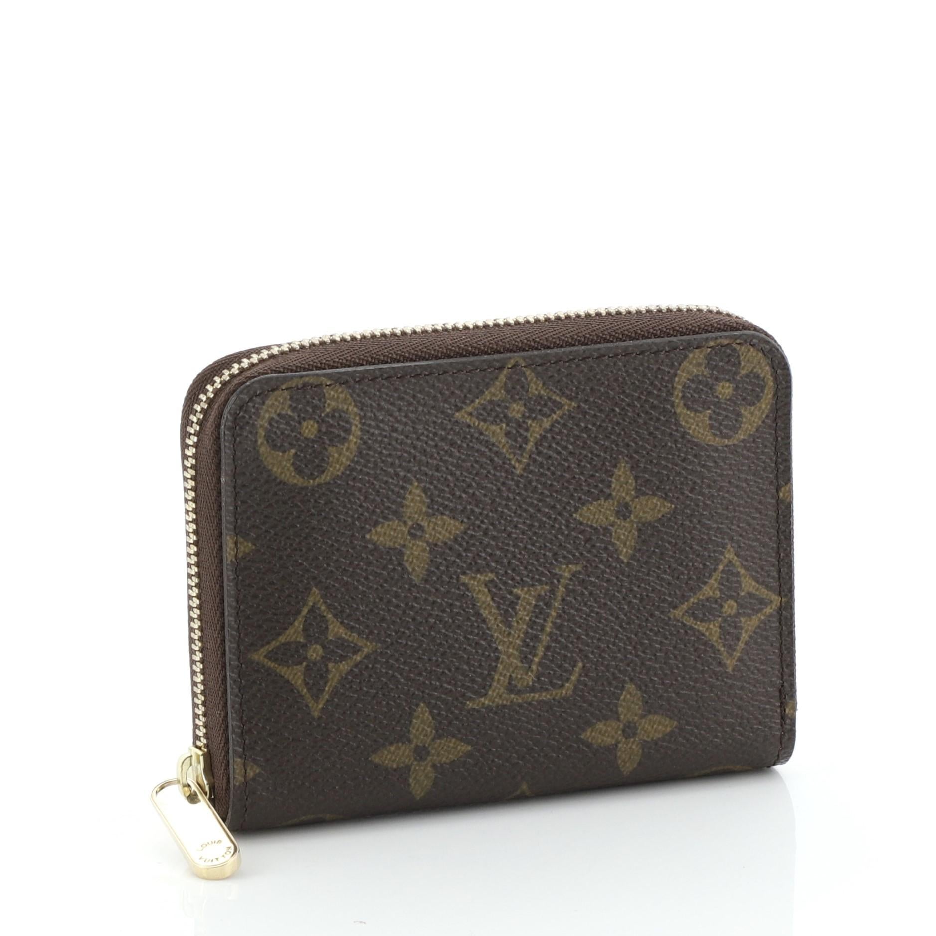 zippy coin purse monogram