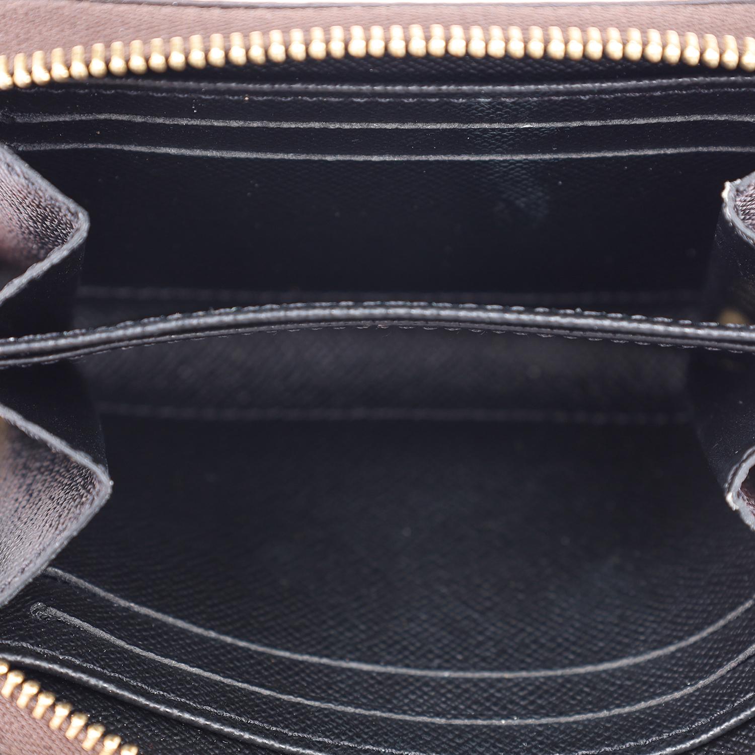 Louis Vuitton Zippy Coin Purse Wallet Brown 5