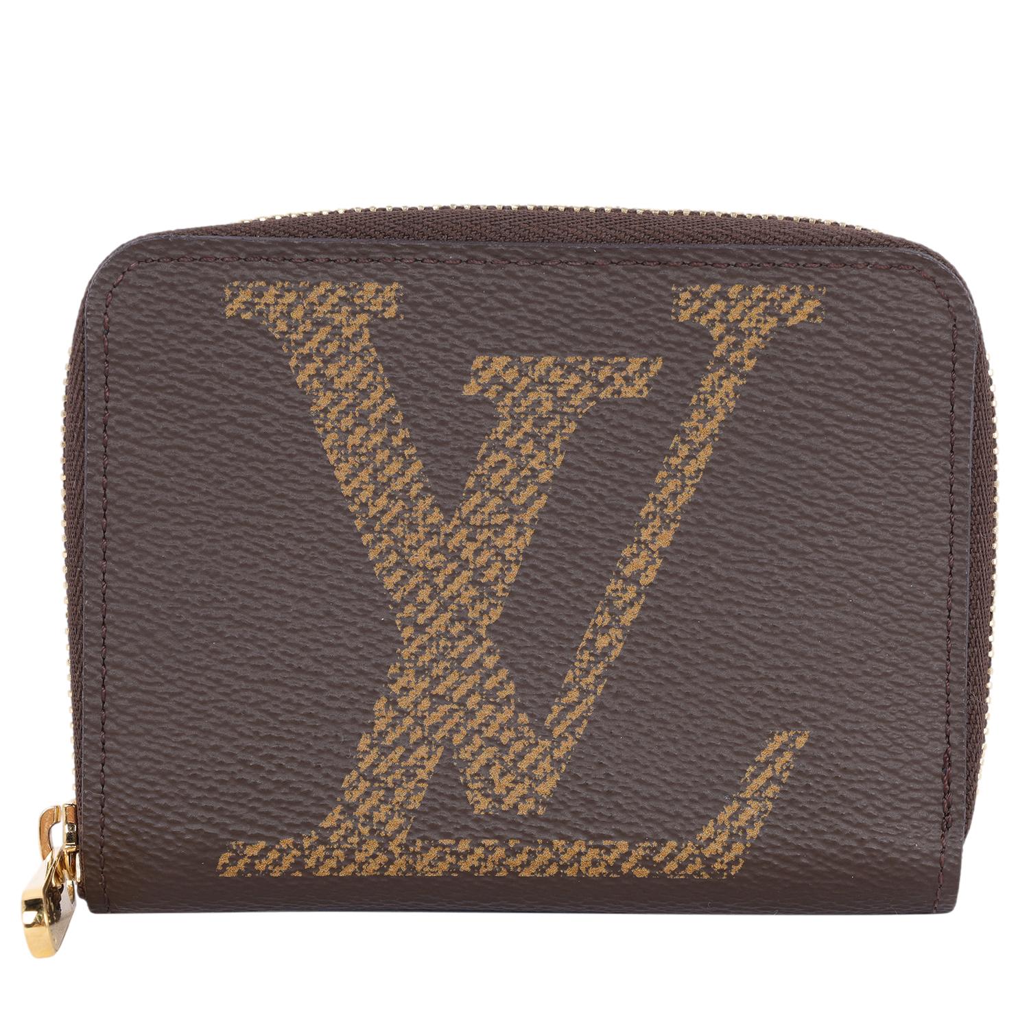 Authentic, New Louis Vuitton Coin Purse Wallet. Features Louis Vuitton Giant Monogram canvas, zip around closure, gold hardware, 2 large gusset compartments, 2 inside flat pockets, business and cc slots.

Authenticity date code: See photos

SIZE
4.3