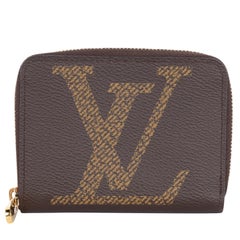 Louis Vuitton Zippy Coin Purse Wallet Brown