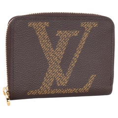 Louis Vuitton Zippy Coin Purse Wallet Brown