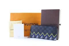 Louis Vuitton Zippy Organizer Karakoram 219070 Graphite Coated Canvas Clutch