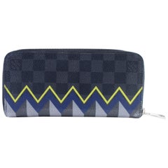 Louis Vuitton Zippy Organizer Karakoram 219070 Graphite Coated Canvas Clutch