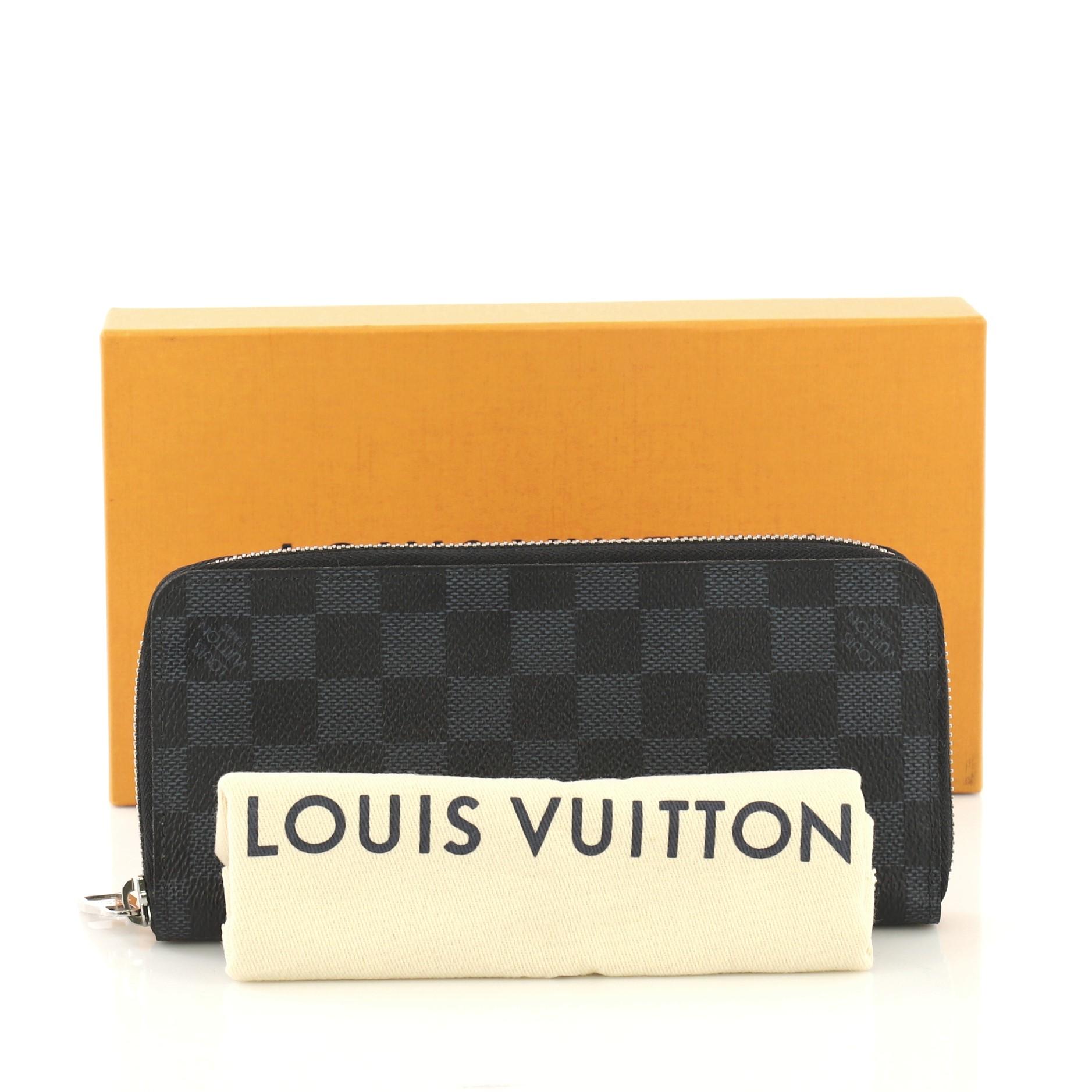 Louis Vuitton Multiple Wallet Damier Cobalt Race Blue Orange in
