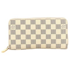 Clémence Wallet Damier Azur Canvas - Wallets and Small Leather