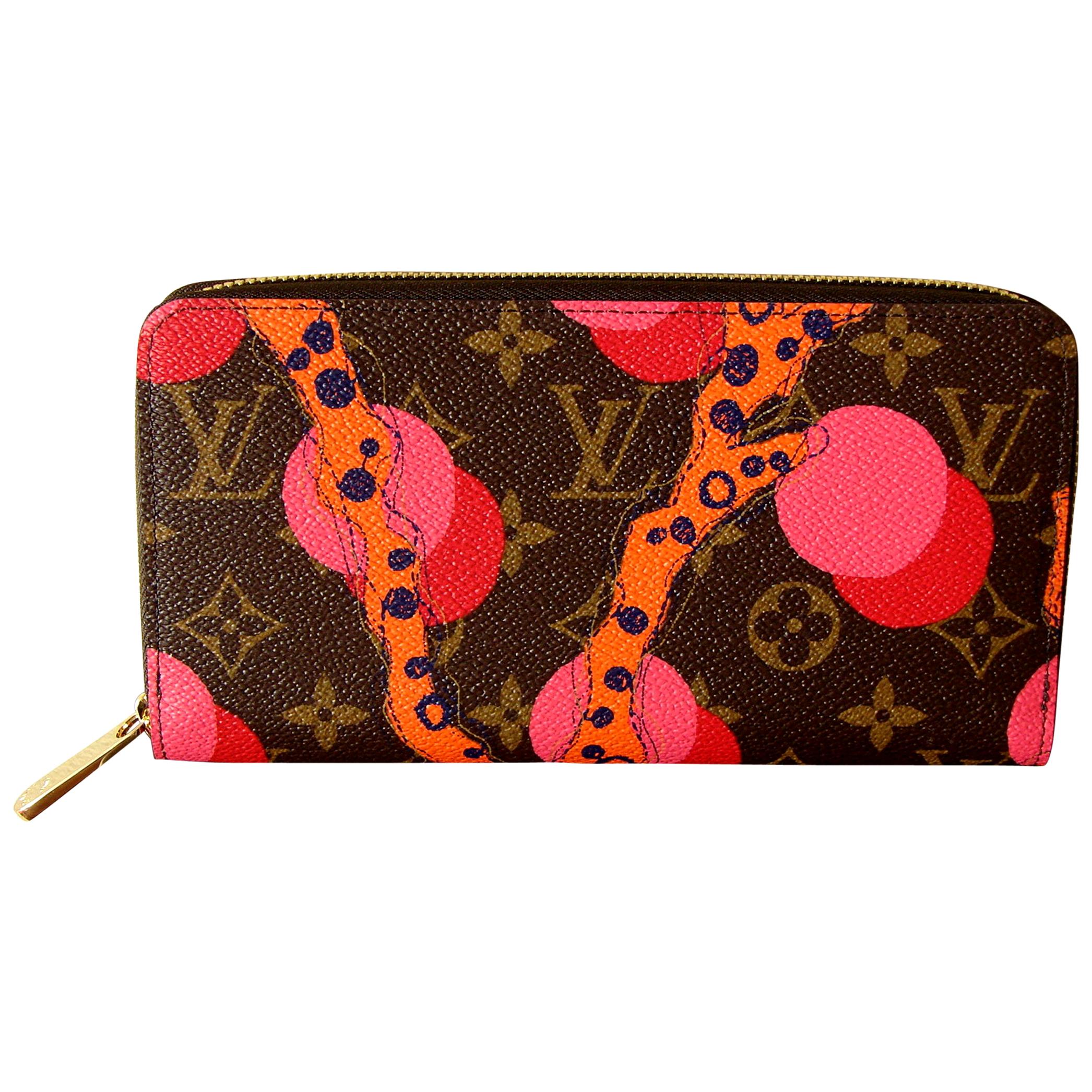 Auth Louis Vuitton Monogram Summer Trunk Zippy Long Wallet Used