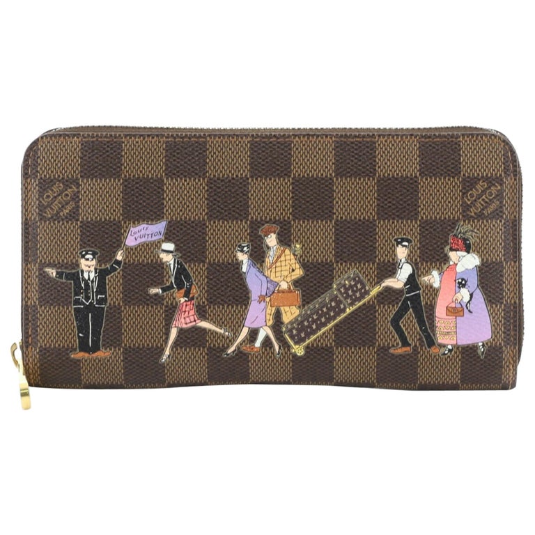 Louis Vuitton Zippy Wallet Limited Edition Damier For Sale at 1stdibs