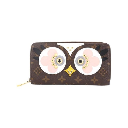 LOUIS VUITTON Monogram Lovely Birds Bag Charm Key Chain Holder Owl