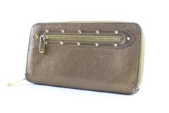 Louis Vuitton Zippy Wallet Long 228121 Bronze Suhali Leather Clutch