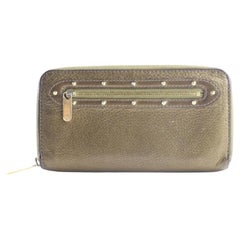 Louis Vuitton Zippy Wallet Long 228121 Bronze Suhali Leather Clutch
