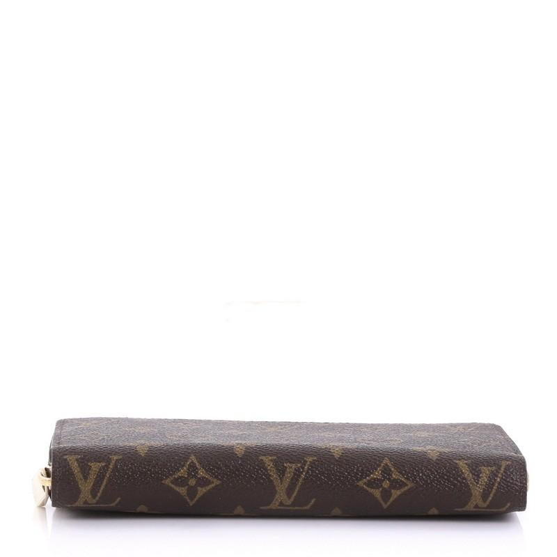 Women's Louis Vuitton Zippy Wallet Monogram Canvas