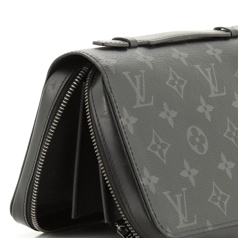 Women's or Men's Louis Vuitton Zippy Wallet Monogram Eclipse Canvas XL