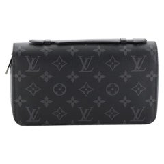 Louis Vuitton Zippy Wallet Monogram Eclipse Canvas XL