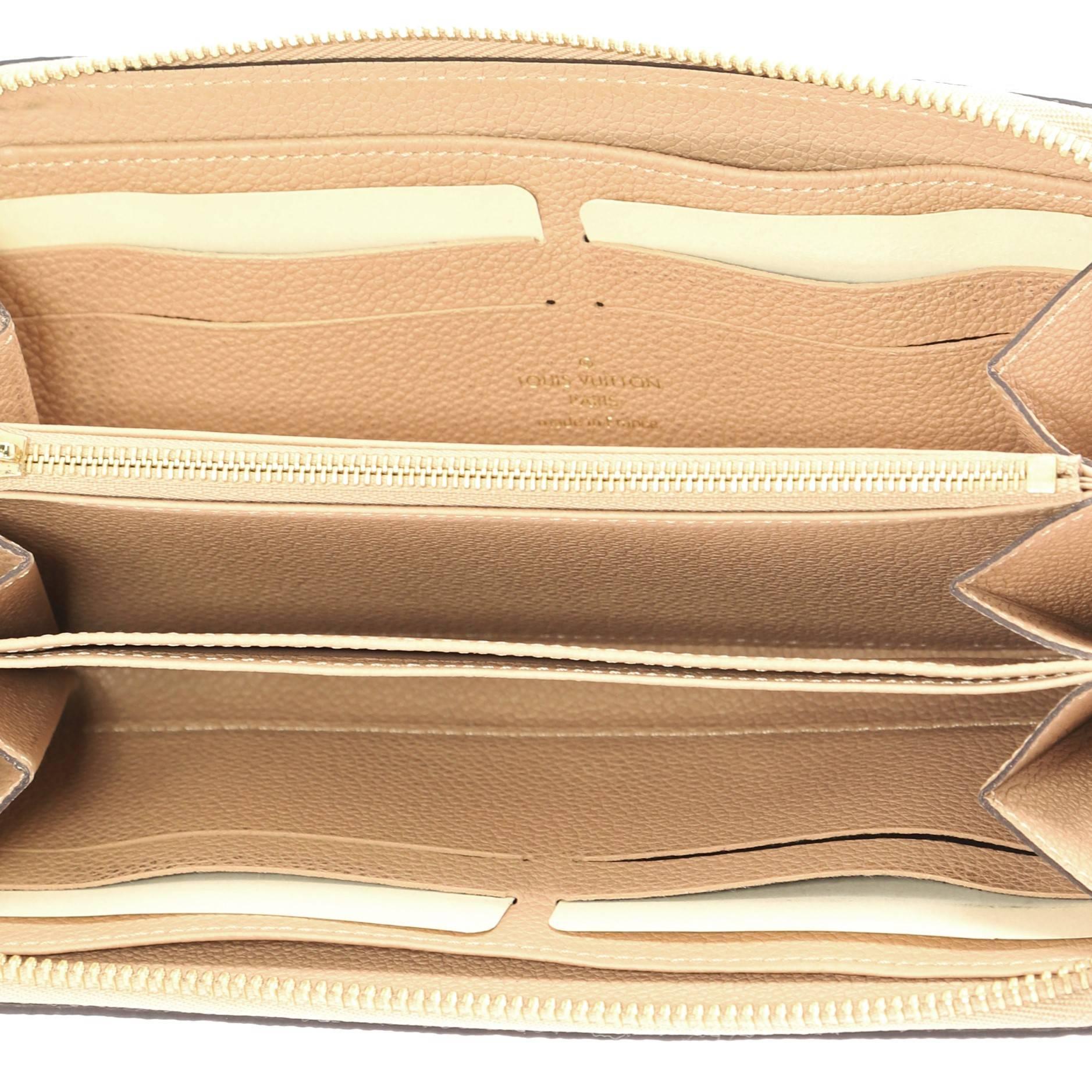 Louis Vuitton Zippy Monogram Empreinte Leather Wallet  1