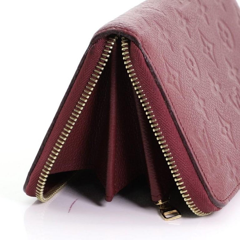Louis Vuitton Zippy Wallet Monogram Empreinte Leather For Sale at 1stdibs