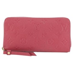 Louis Vuitton Pink Leather Rose Ballerine Monogram Empreinte Daily Pouch  30lu76s at 1stDibs