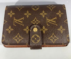 LOUIS VUITTON  Zippy Wallet Porto Papie Zip Brown Monogram, Bifold Women Wallet