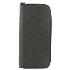 Louis Vuitton Zippy Wallet Taiga Leather Vertical