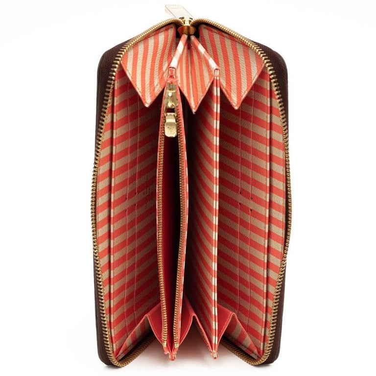 Brown Louis Vuitton Zippy Wallet Trunk Collection  For Sale
