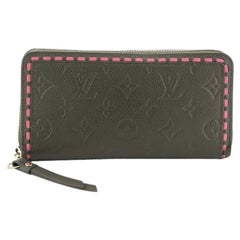 Louis Vuitton Zippy Wallet Whipstitch Monogram Empreinte Leather