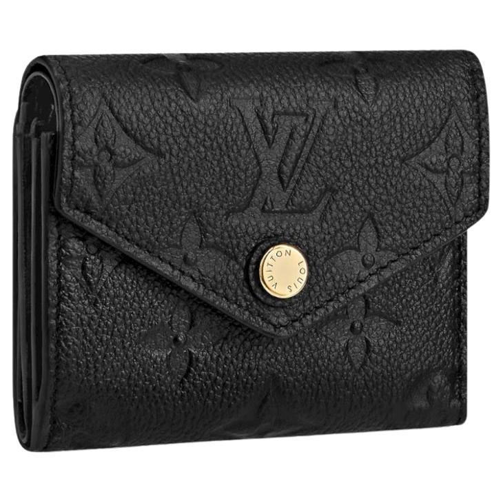 Louis Vuitton Zoe Wallet Colors Black Materials Monogram Empreinte
