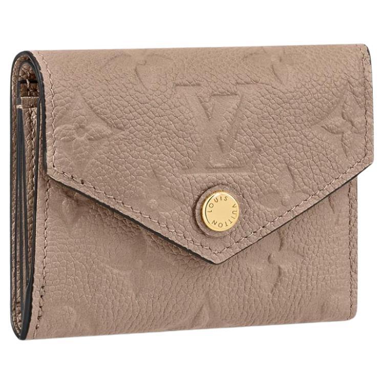 Louis Vuitton Zoe Wallet Colors Dove Materials Monogram Empreinte