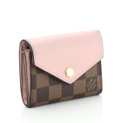 Louis Vuitton Zoe Wallet Damier and Leather