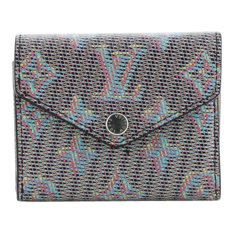 Louis Vuitton Monogram Zoe Wallet with Blue Leather - A World Of