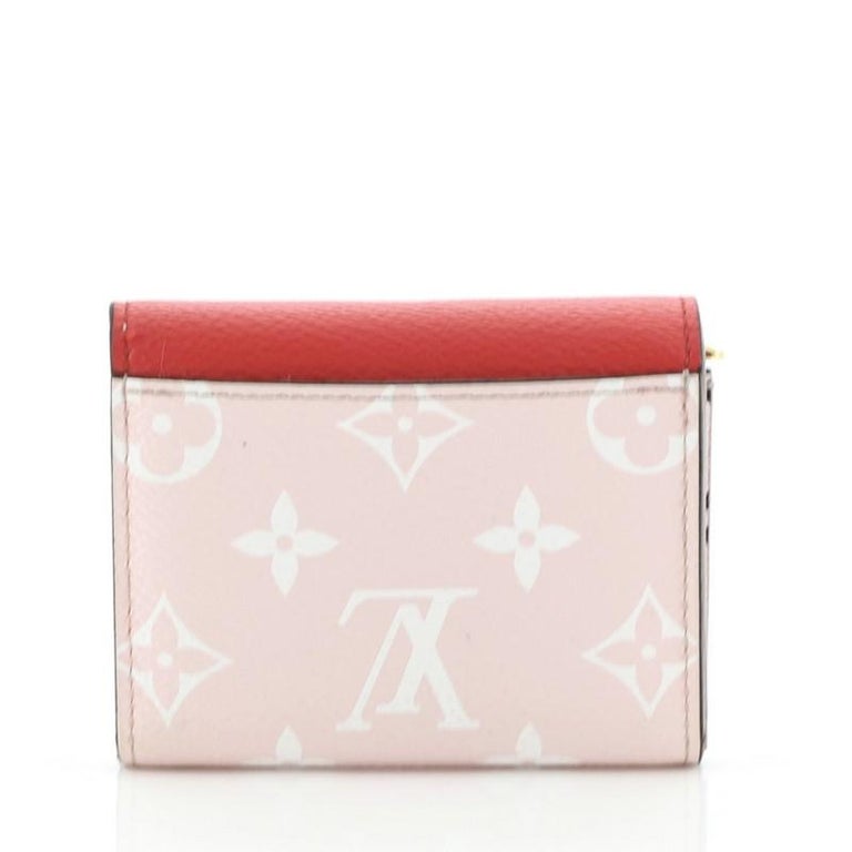 Louis Vuitton Zoe Wallet Monogram Giant Red/Pink in Coated Canvas