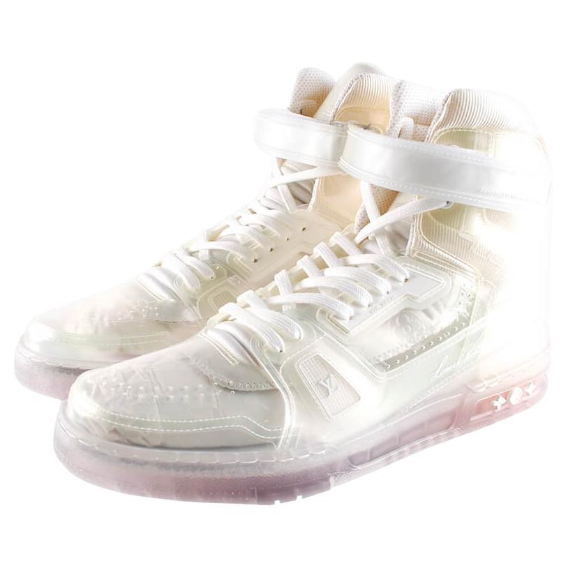 Louis Vuitton 408 Transparent Trainer Hightop Chunky Sneakers