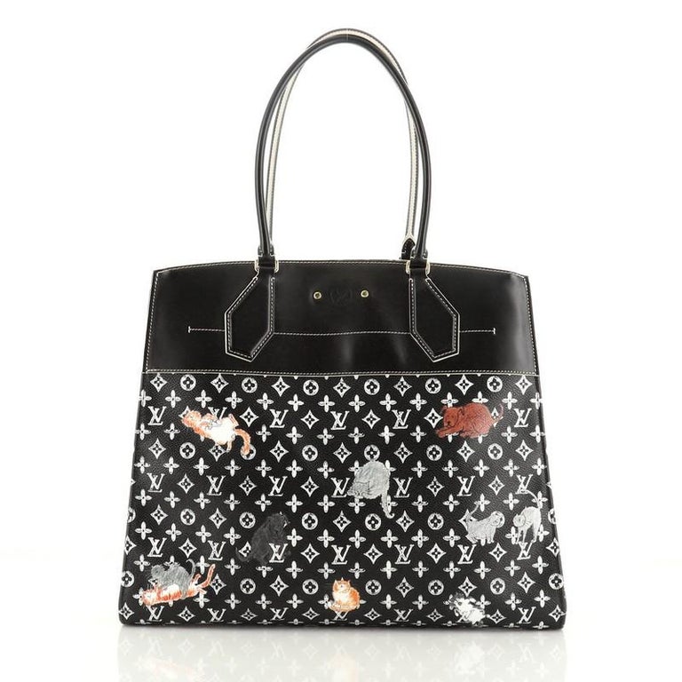 Louis Vuittona City Steamer Handbag Limited Edition Grace Coddington Catog at 1stdibs