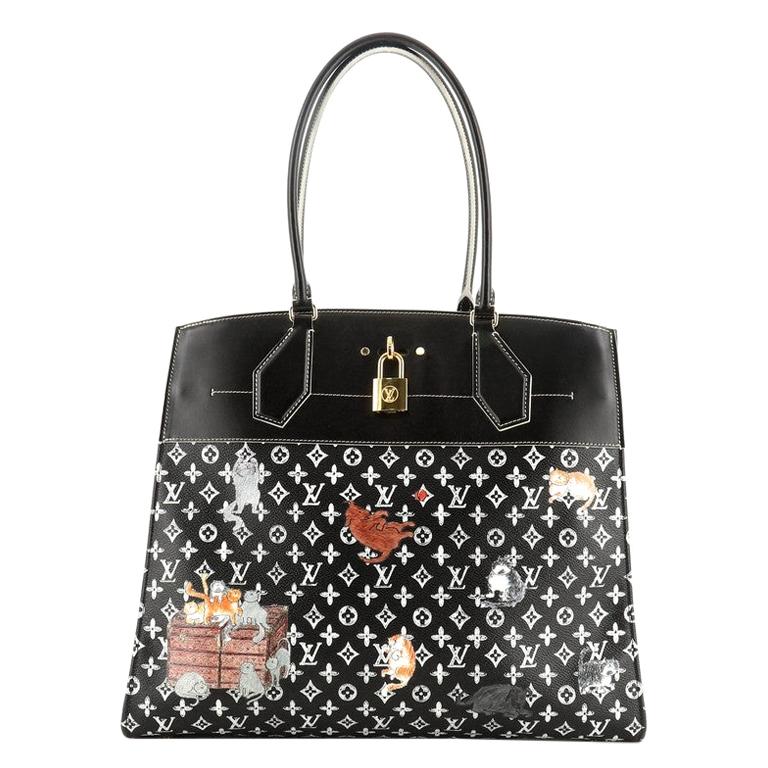 Louis Vuittona City Steamer Handbag Limited Edition Grace Coddington Catog