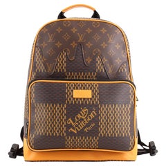 Louis Vuitton Damier Ebene Nigo Campus Backpack Rare Runway Drip Melt 860471, Women's, Size: One size, Brown