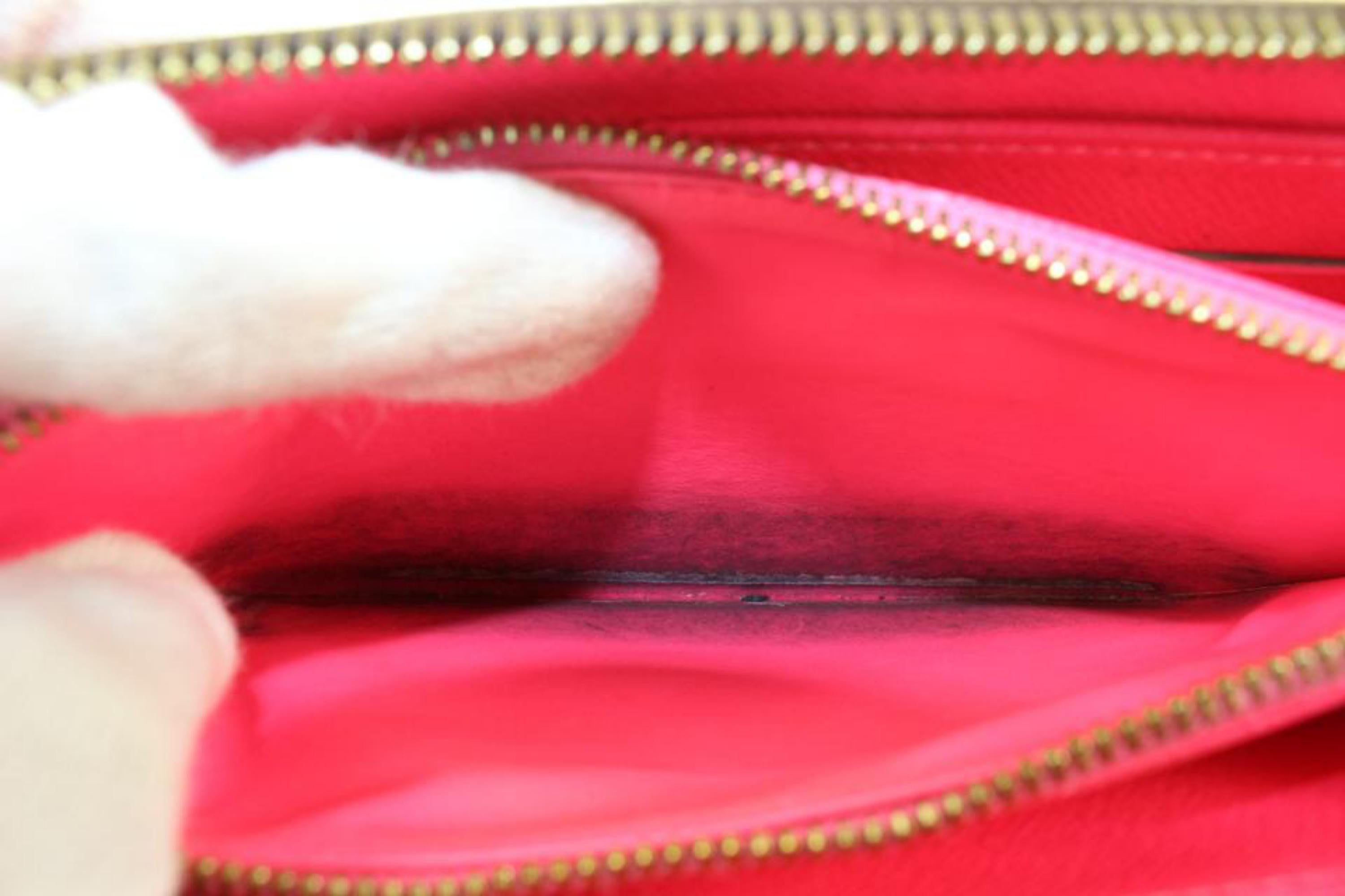 Louis VuittonStephen Sprouse Pink Monogram Graffiti Zippy Wallet Long Zip 1L1025 In Fair Condition In Dix hills, NY