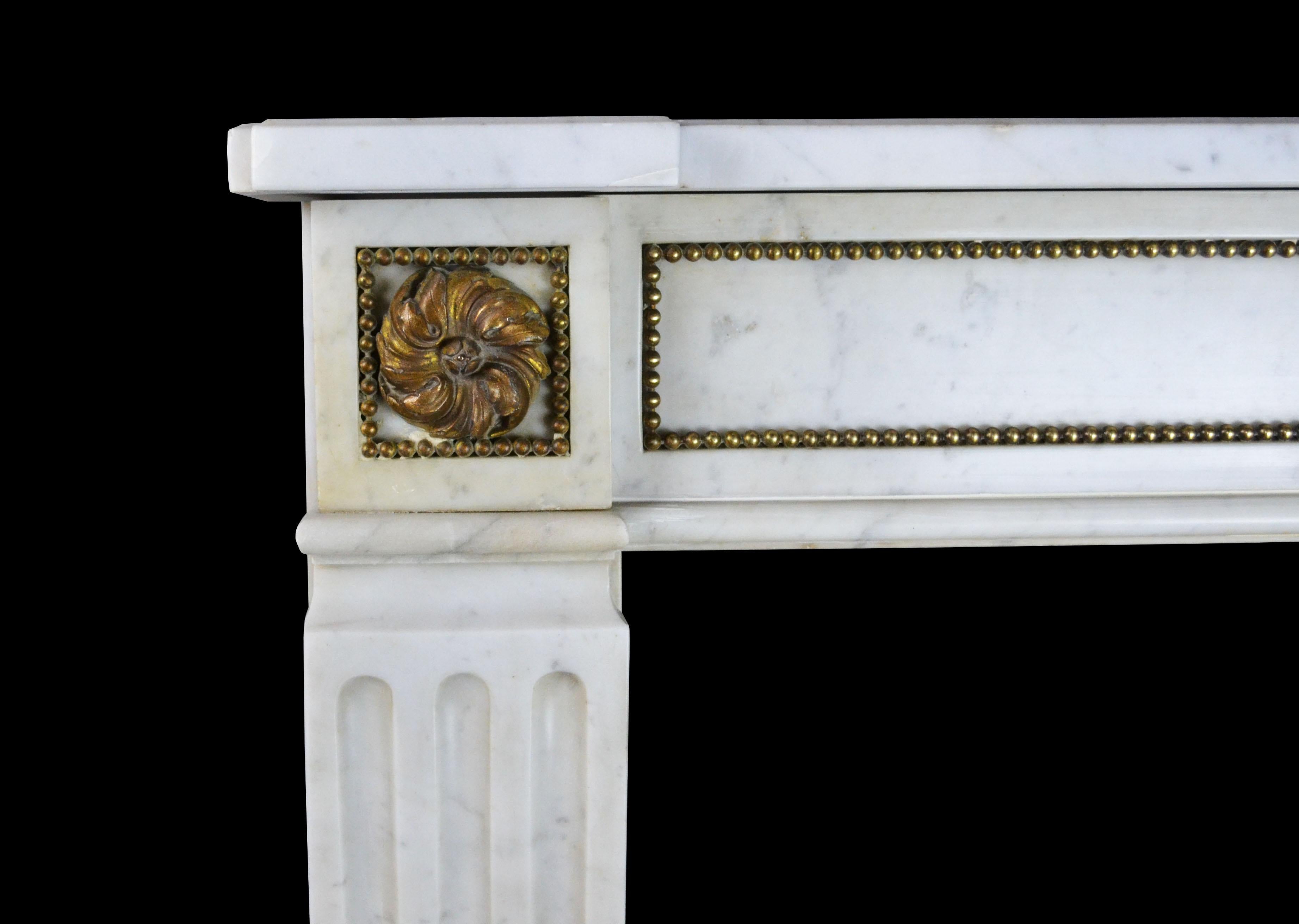 Louis VXI Style Mantel In Good Condition For Sale In New York, NY