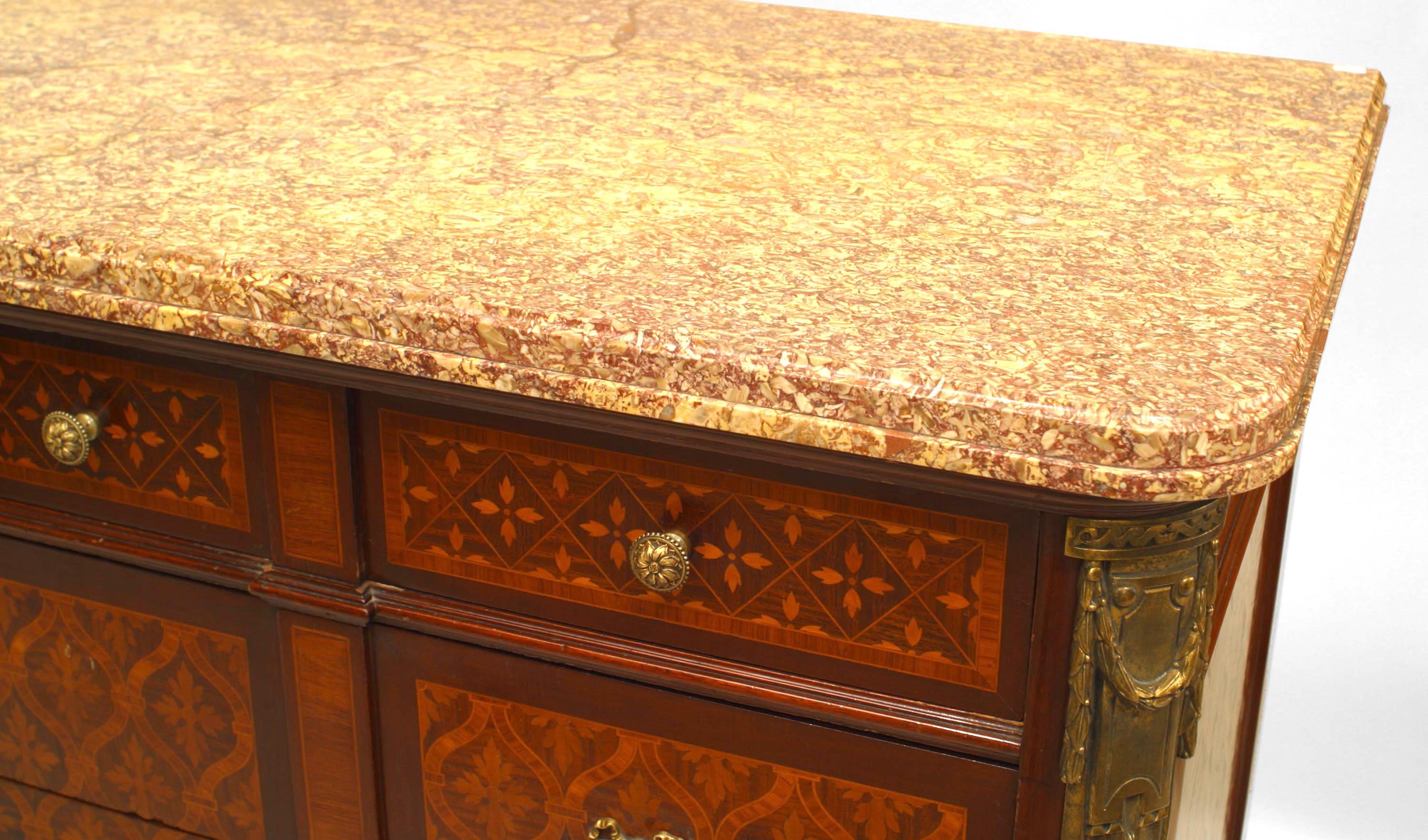 19th Century French Louis XVI Inlaid Commode For Sale