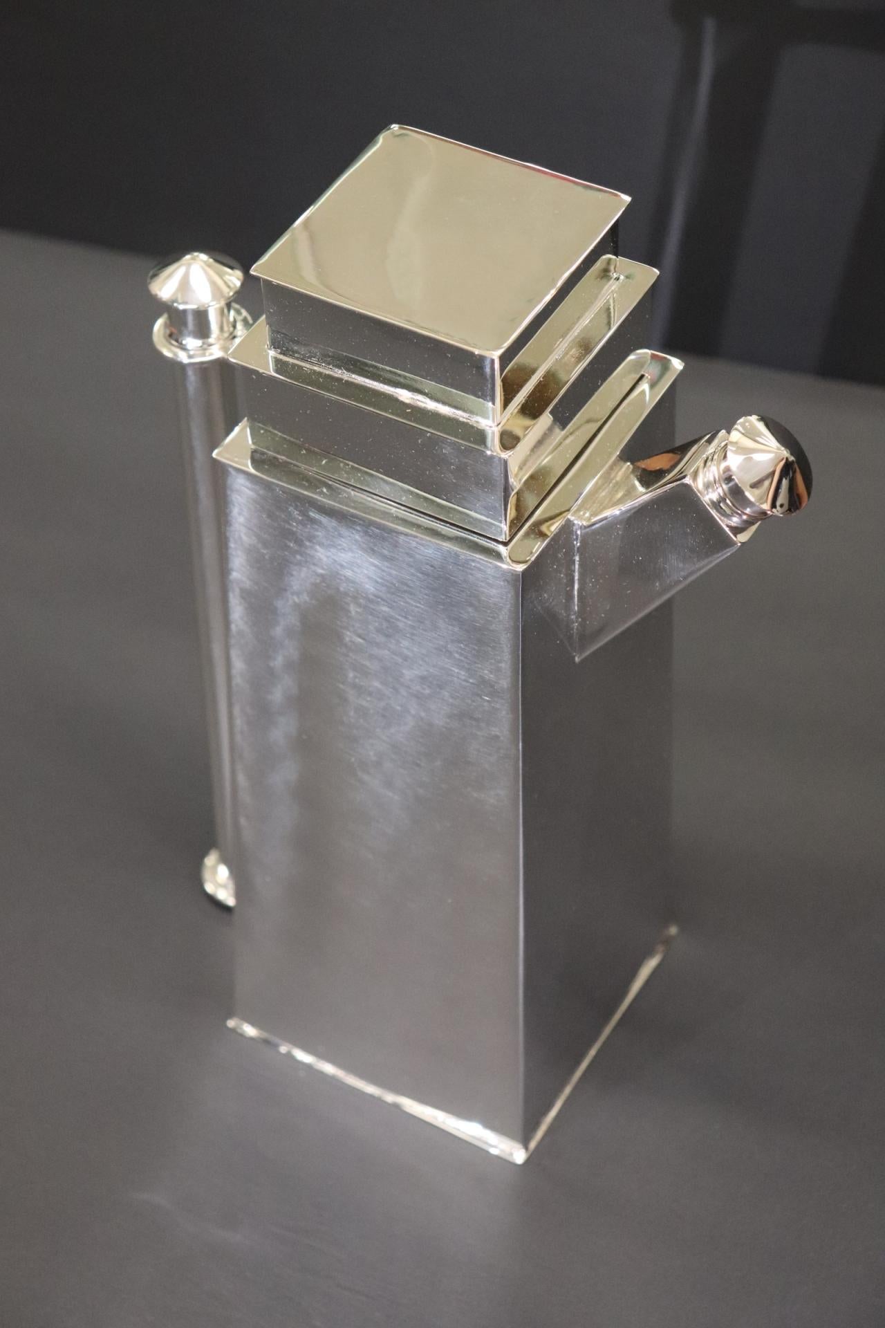 Modern Louis W. Rice -Rare Skyscraper Design Cocktail Shaker For Sale