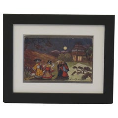 Louis Wain Katze Postkarte "Wir werden nicht nach Hause gehen:: bis morgen" gerahmt Geschrieben UK 1904
