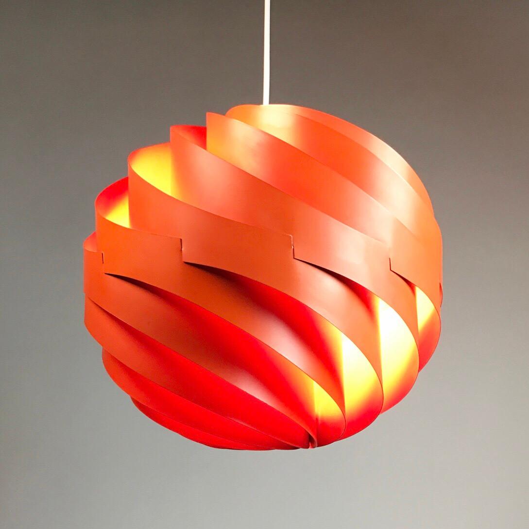 Louis Weisdorf Ceiling Pendant Turbo by Lyfa, Denmark, 1965 In Excellent Condition In Haderslev, DK