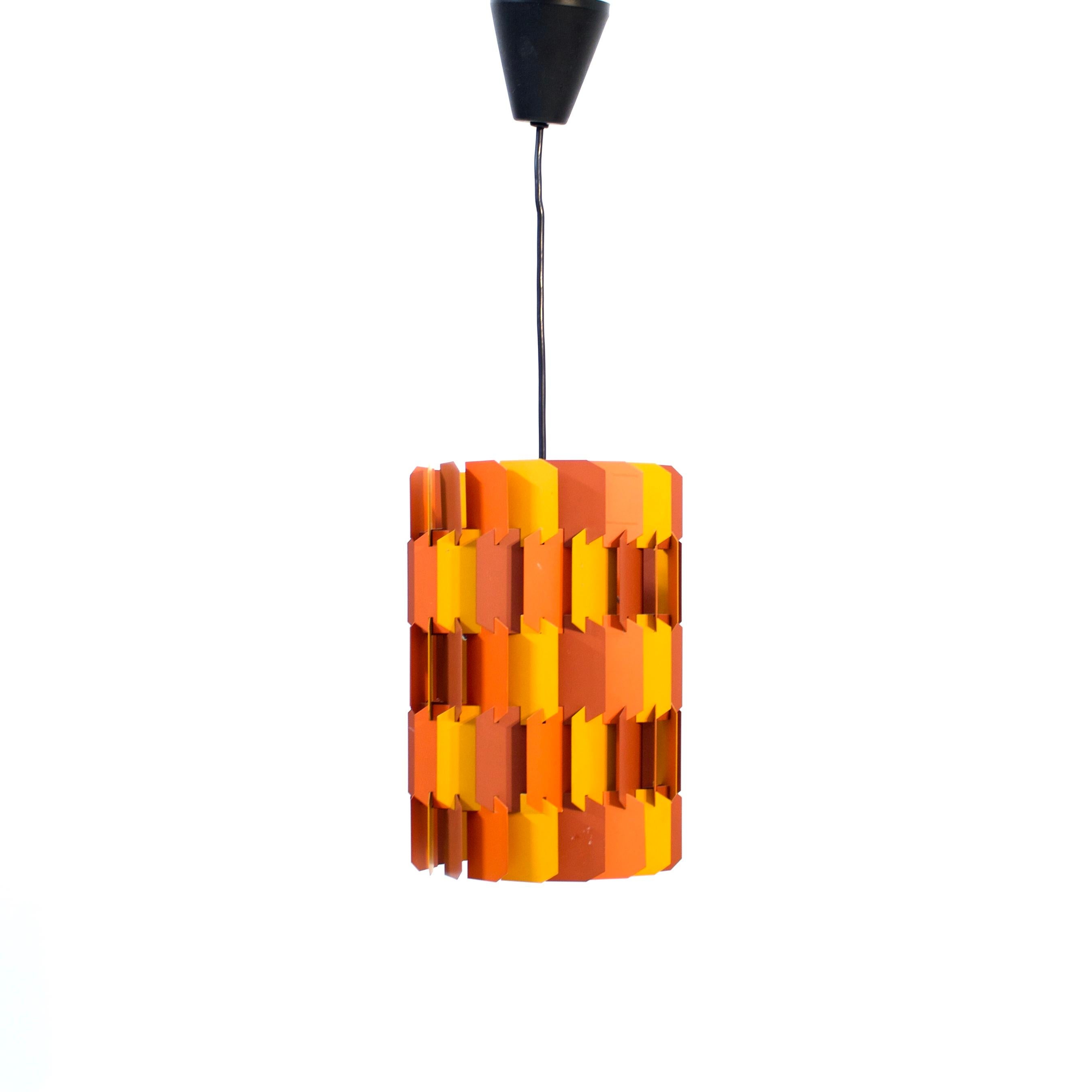 XX secolo Louis Weisdorf, Lampada da soffitto Facet per Lyfa, Danimarca, anni '60 in vendita